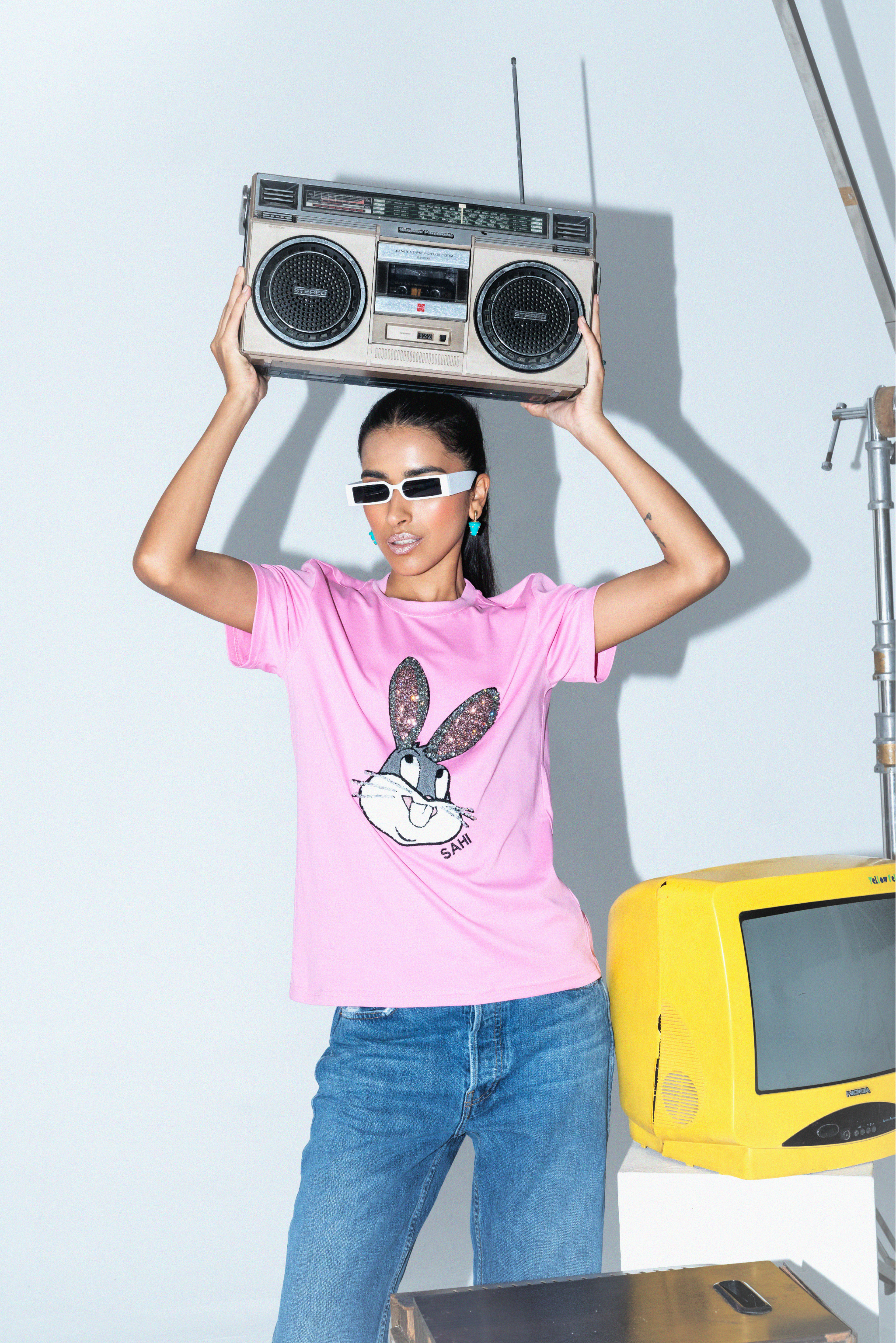 Pop Art Rabbit Unisex T-Shirt