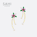 Sahi Enchanting Garden Dangling Earrings