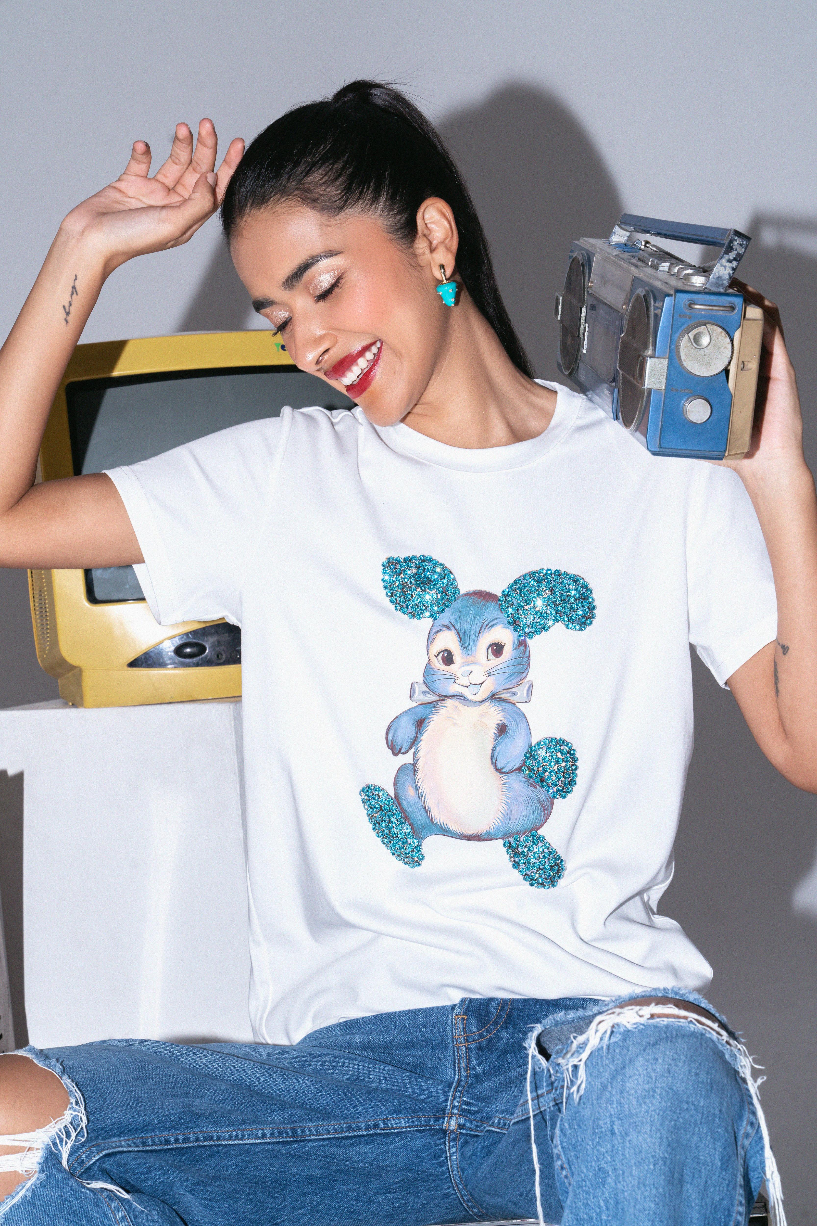 Pop Art Bunny Unisex T-Shirt