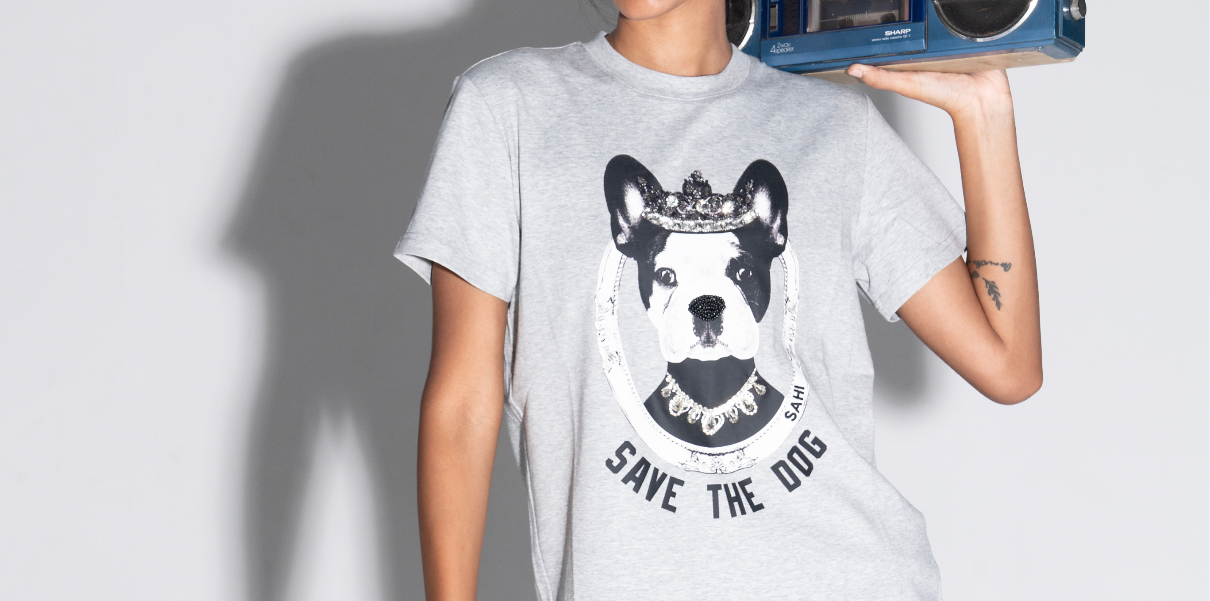 Sahi London Pop Art Doggy Unisex T-Shirt