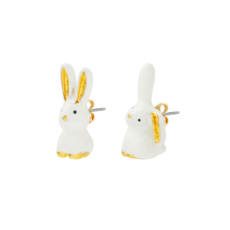 SAHI Rabbit Stud Earrings