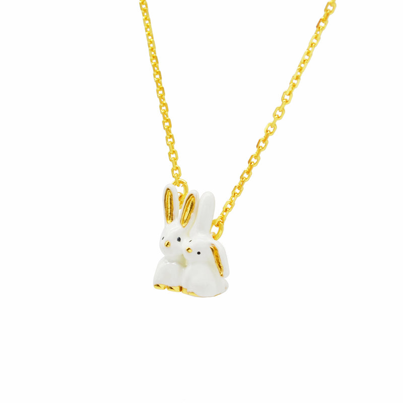 SAHI Rabbit Pendant Necklace
