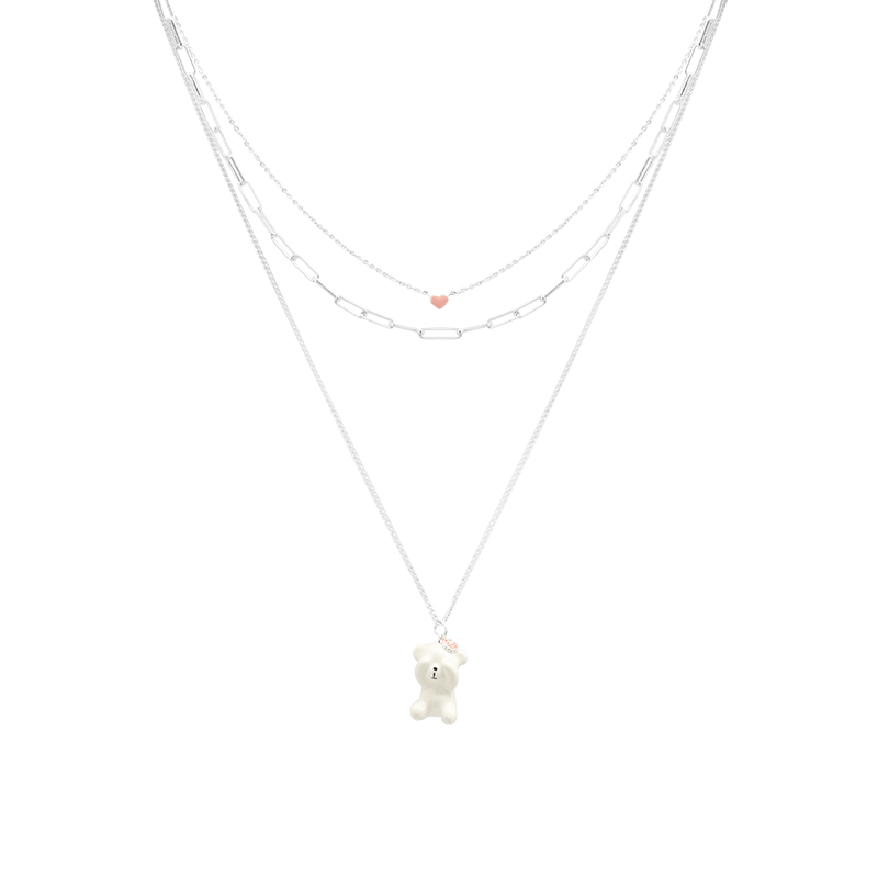 Camellia Bear Charm Necklace Image 6