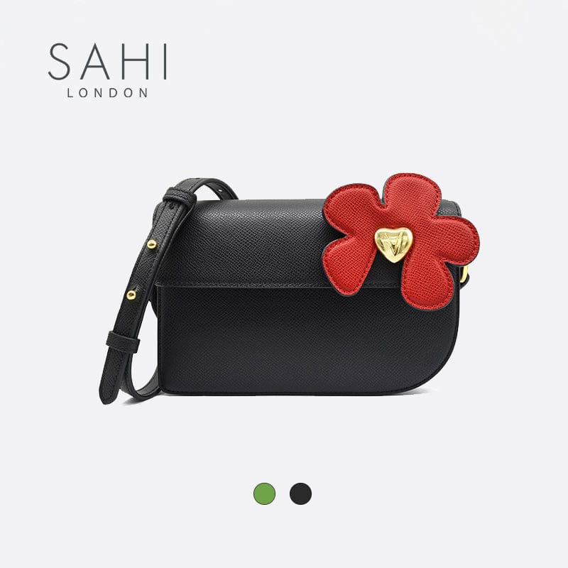 Little Black Flower Canna Crossbody Bag Image2
