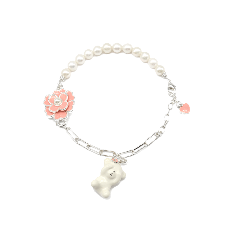 Camellia Bear Chain Bracelet Image 6