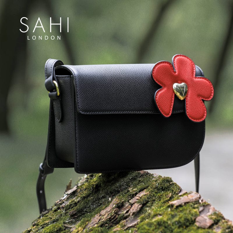 Little Black Flower Canna Crossbody Bag Image4