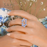 Forget Me Not Adjustable Ring Image4