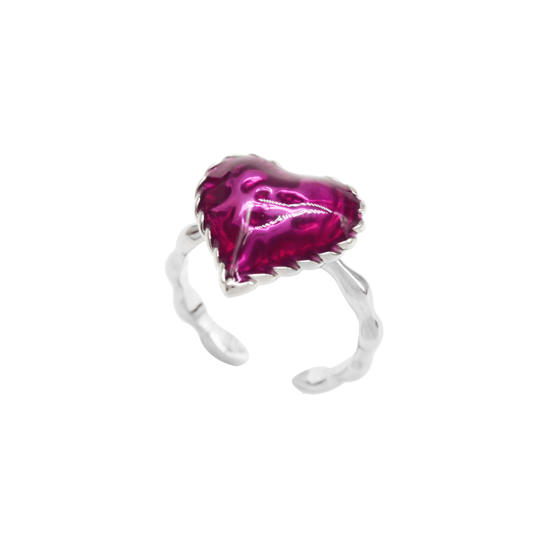 With Love Open Heart Ring for Girls | Sahi London